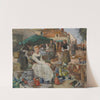 A street market in Picardy by William Lee-Hankey