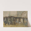 A street scene in Spain by Constantin Guys