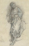A study for Sir Ewain in the Holy Grail Tapestries
