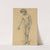 A study of a boy&#039;s nude resting on a pedestal by Jozef Hanula