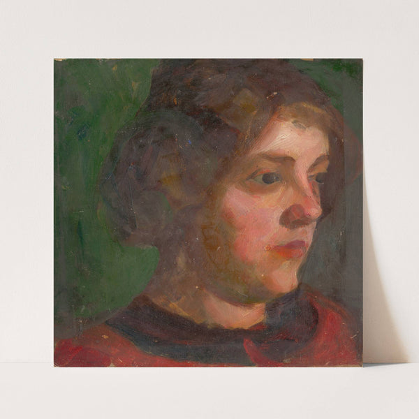 A study of a girl’s head by Ľudovít Pitthordt