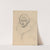 A study of a woman&#039;s head according to a miniature in the PITTI gallery by Milan Thomka Mitrovský