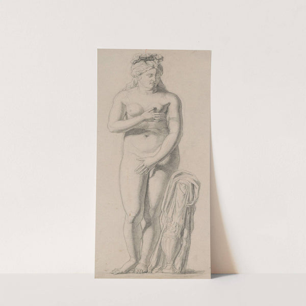A study of an ancient female figure by Jozef Hanula