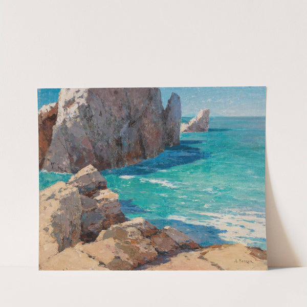 A Summer Day on a Rocky Coast by Alexei Vasilievich Hanzen
