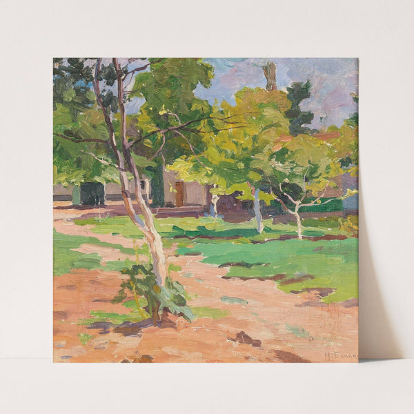 A Summer Garden by Nikolai Semenovich Samokish