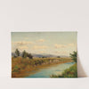 A Summer Landscape with Stream by Josef Willroider
