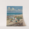 A Summer&#039;s Day on Hornbæk Beach by Frants Henningsen