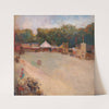 A Summer&#8217;s Evening at the Fun Fair in the Deer park, North of Copenhagen (1884 – 1888) by Fridolin Johansen