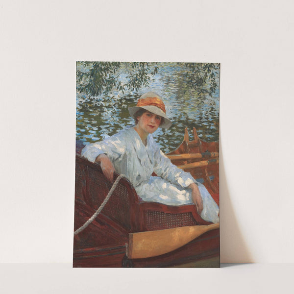 A Summer&#039;s Row by William Henry Margetson
