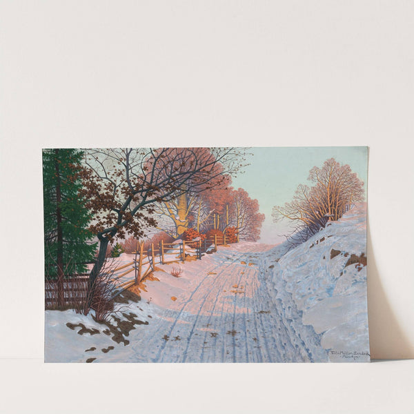 A Sunny Day in Winter by Fritz Müller-Landeck