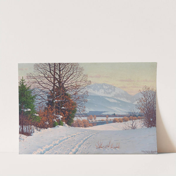 A Sunny Winter Day by Fritz Müller-Landeck