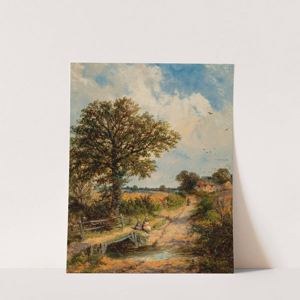 A Sussex lane by James Edwin Meadows