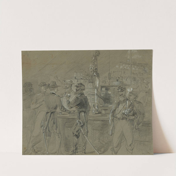 A sutler&#039;s tent near H.Q. by Arthur Lumley