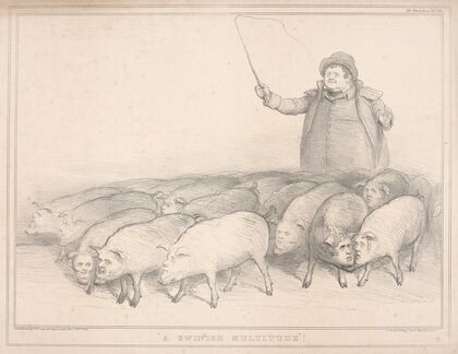 A swinish multitude (1835)