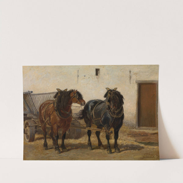 A Team of Horses by Charles Tschaggeny
