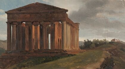 A Temple in Agrigento, Sicily