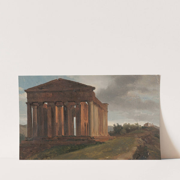 A Temple in Agrigento, Sicily by Gustaf Söderberg