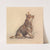 A Terrier Sitting, Looking Up to Right by William Henry Hunt