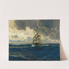 A Three-Master at Sea by Michael Zeno Diemer