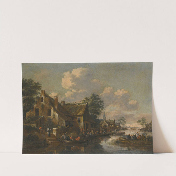 A Town On The Banks Of A River by Thomas Heeremans
