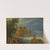 A Town On The Banks Of A Wide River With A Heavily Laden Ferry Approaching The Shore In The Forgeound by Jan Brueghel the Younger