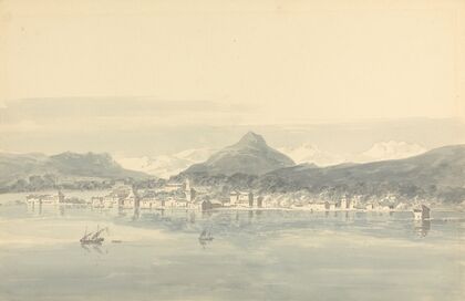 A Town on the Lake of Geneva