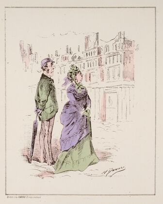 A travers Paris par H. Demare Epicier à Beaucaire