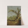 A Tree Trunk In A Landscape by Jacob van Geel