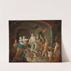 A turbulent scene in a tavern by Jean Baptiste Charpentier II