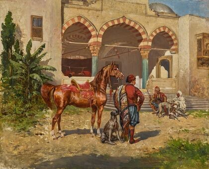 A turkish courtyard
