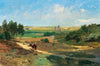A vast landscape, in the background a village