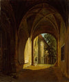 A vaulted Hall in the Scharfenberg Castle near Dresden