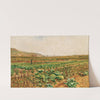 A Vegetable Field with a Hare and a Hunter in the Background by Stefan Simony