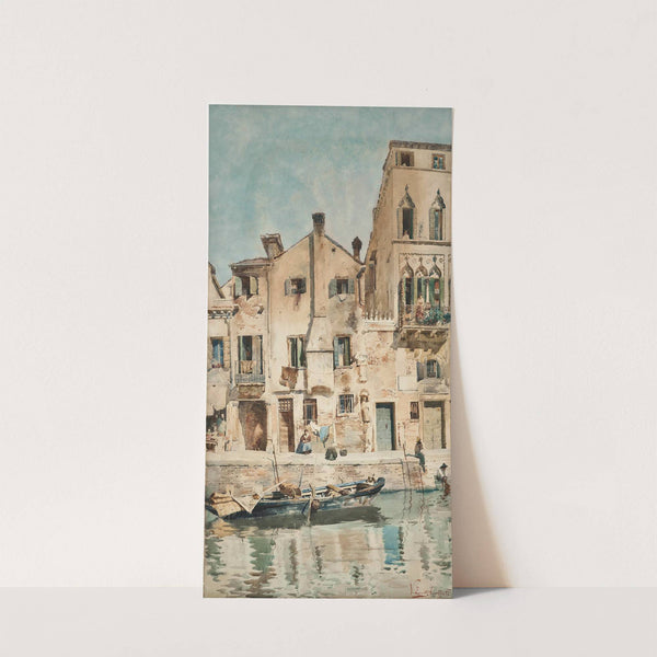 A Venetian backwater by Vettore Zanetti-Zilla