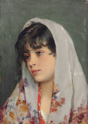 A Venetian beauty (1865)