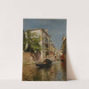 A Venetian Canal by Rubens Santoro