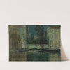 A Venetian Canal at Night by Paul Cornoyer