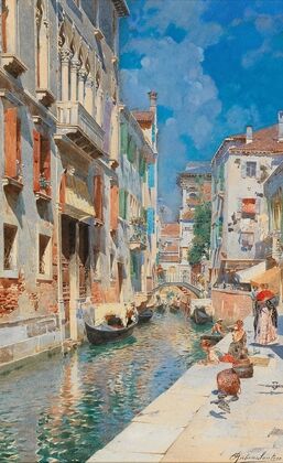 A Venetian canal