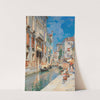 A Venetian canal by Rubens Santoro