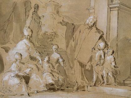 A Venetian Family Portrait Group