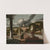 A view from a villa, with a woman seated at a fountain and an avenue of statues by Samuel van Hoogstraten