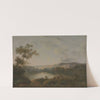 A View of a Lake with Fishermen by William Groombridge