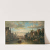 A view of Amsterdam (1881) by Elias Pieter van Bommel