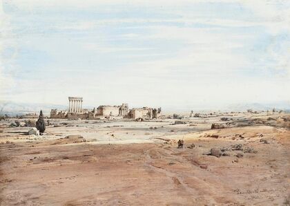 A view of Baalbek in the Lebanon