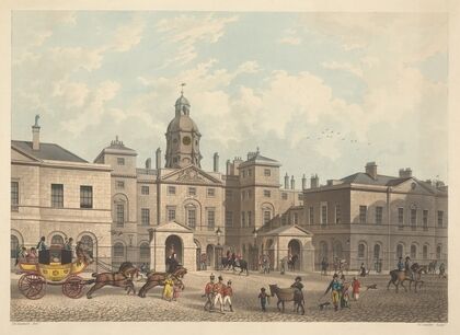 A View of Horse Guards from Whitehall (1816)