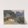 A view of Johnsbach in Gesäuse (mountain region) by Fritz Lach