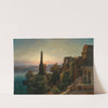 A View of Lake Nemi in the Alban Hills near Rome by Louis Gurlitt