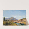 A View of Locarno from the Naviglio Grande (c. 1830) by Giuseppe Bisi