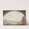 A View of London from Blackfriars Bridge (1795) by John William Edye