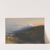A View Of Mount Athos And The Pantokrator Monastery, Greece by Edward Lear